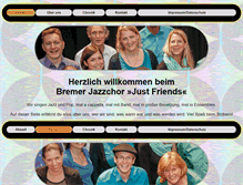 Tablet Screenshot of bremer-jazzchor.de